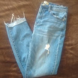 Madewell distressed highrise Slim Boyjean 26